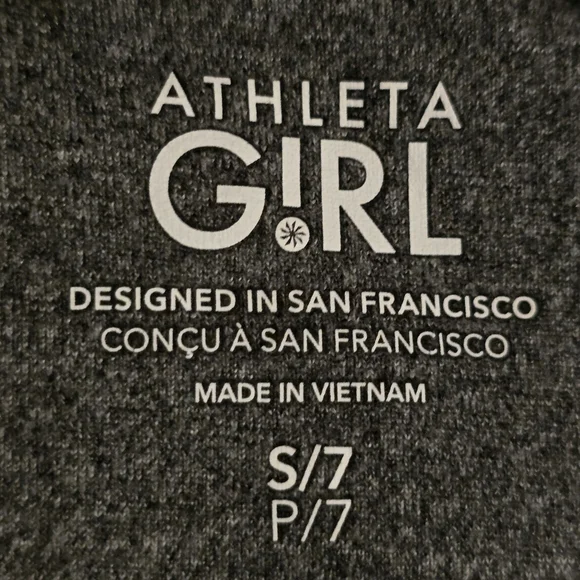 Athleta Girls Bomber Jacket Fall Sporty Crop Size 7 - Picture 3 of 8